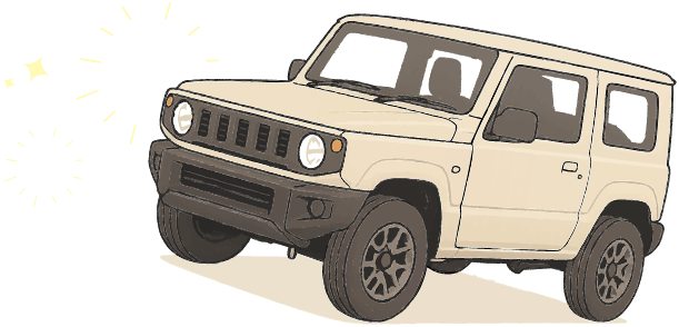 右側の車